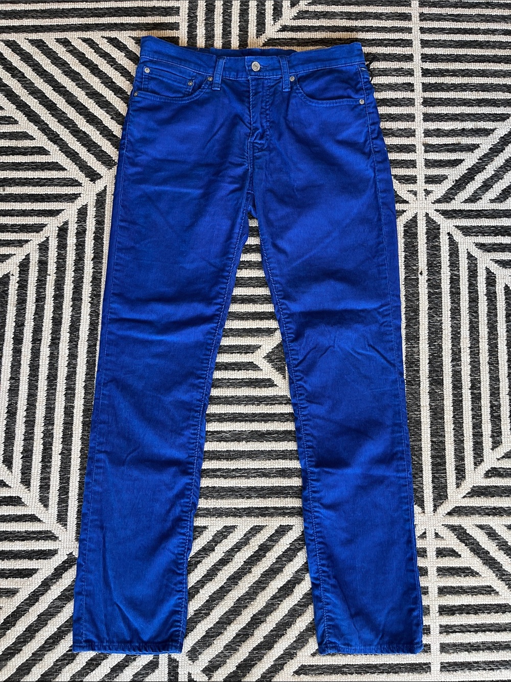 Levi's 511 Slim Fit Corduroy Jean Pants - “RARE & POP-IN” Royal Blue Colour